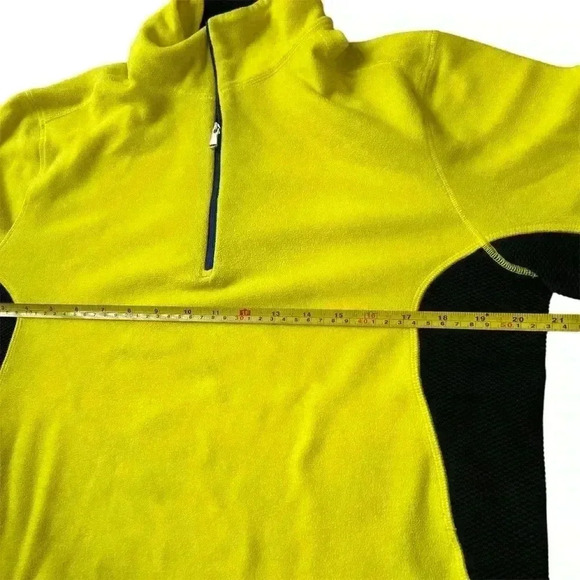 RLX CLS Women Bright Yellow Quarter-Zip Pullover (Size M) $148 - Picture 3 of 7